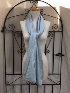 HERMES エルメスカシミヤシルクHロゴ大判ショール(ストール)