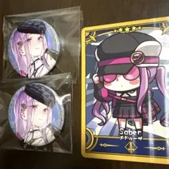 FGO 霊基召喚缶バッジ カード メドゥーサ