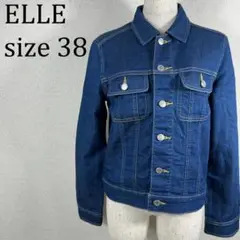 美品 エル ELLE デニムジャケット M【422】