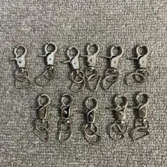 豆 ナスカン 縦50mm内径9mm シルバー