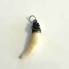 【レア新品】vintageボーンカービング ペンダントトップ