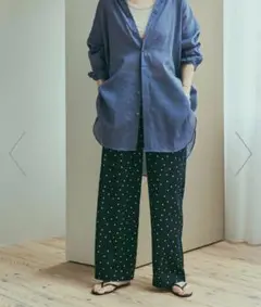 リネンレーヨンドットイージーパンツ　アーバンリサーチドアーズ