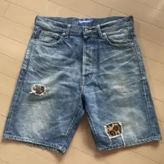 Lafayette ダメージデニムショーツ