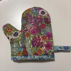 最終お値下げ　リバティ　キッチンミトン　ハンドメイド