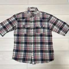 KRIFF MAYER 半袖チェックシャツ M