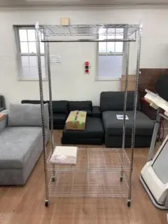 【福岡市限定】メタルラック スチールラック キャスター付き