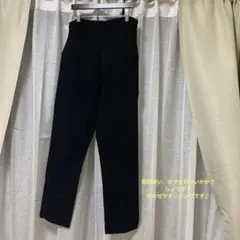 黒 マタニティ用ハイウエスト ストレッチパンツ