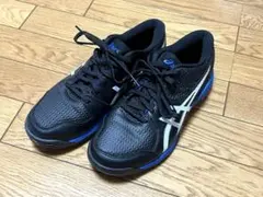 ASICS GEL-PEAKE 2 ハンドボールシューズ 24cm 黒/青　屋外