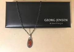 #1 GEORG JENSEN ネックレス カーネリアン2009