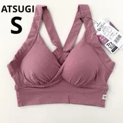 アツギ　スポーツブラ　ヨガ　スポブラ　S ハーフトップブラ　ピラティス　ジム