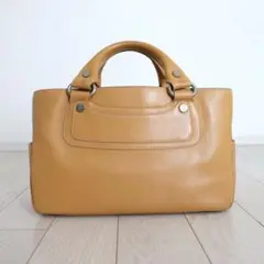 CELINE セリーヌ ブギーバッグ トリオンフ レザー ハンドバッグ ベージュ