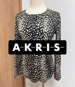 AKRISアクリスA-K-R-I-S-国内正規品カシミヤ シルクシャツ トップス