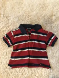 Ralph Lauren 赤 ストライプ ポロシャツ 4T 100-110cm