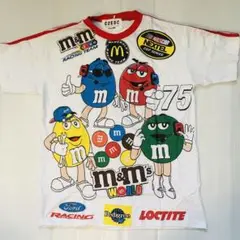エム&エムズ　m&m's Lくらい　プリントTシャツ　ホワイト