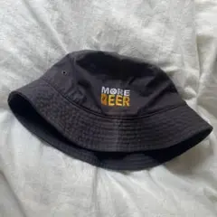 MORE BEER バケットハット Mサイズ 黒