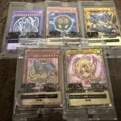 遊戯王OCG セブンイレブン ブラックマジシャンガール 他 コンプリート