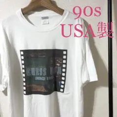 90s USA製 映画Tシャツ GUESSゲス アートTシャツ ビンテージ 古着