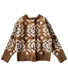 新品未使用★MABLI 22aw カーディガン TOFFEE 18m