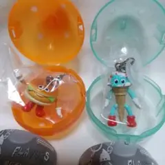 FLAVORS めじるしアクセサリー チキンバーガー 2点セット ガチャ
