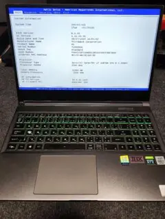 ゲーミングノート Intel Core i7 RTX 16GB ジャンク