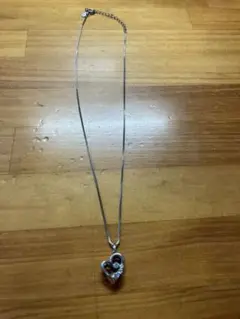 B313 クロスフォー 925刻印 CZ シルバー ペンダント ネックレス
