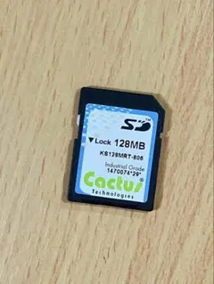 古い機材に! たったの128MB SDカード(1枚)