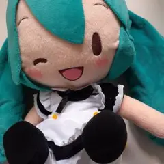 初音ミク 、メイド、メガジャンボふわふわぬいぐるみ、新品未使用