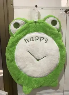 カエルの掛け時計 happy