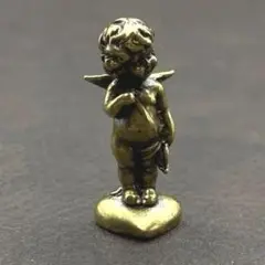 真鍮 置物 アンティーク ヴィンテージ ハンドメイド 天使 エンジェル 男61