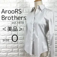 ArooRS Brothers ストライプ柄 長袖 シャツ