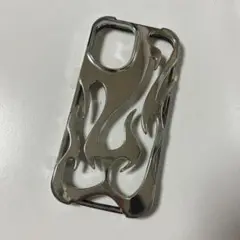 メタリックフレイムデザインiPhone14ケース