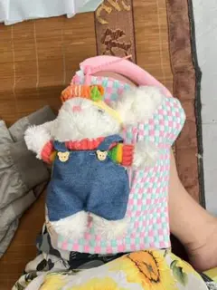 うさぎのぬいぐるみ付きランドセル