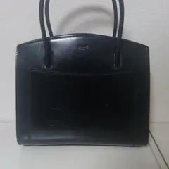 超希少 CELINE レザー ハンドバッグ スターボール チャーム