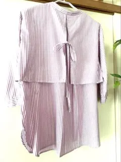 DO US PART バック　リボン　デザイン　シャツ　チュニック