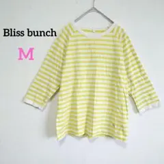 1267 Bliss bunch Tシャツ カットソー 7部袖 ボーダー 刺繍