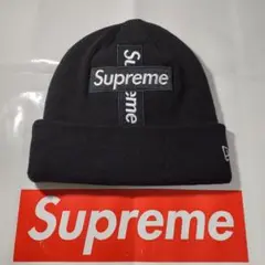Supreme New Era Cross Box Logo Beanie