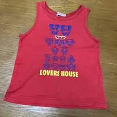 LOVERS kids 赤 タンクトップ 120