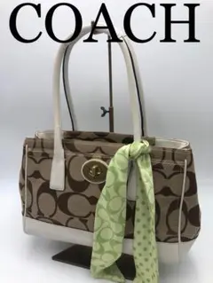 COACH ブランド ブラウン トートバッグ お洒落 レディース