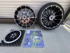 2017年FXSE★ブレイクアウトCVO★純正リアホイールタイヤセット ハーレーダビッドソン FXSE Softail CVO Prostreet Breakout