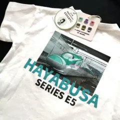 J R東日本　はやぶさ　新幹線　Tシャツ　電車　鉄道　鈴川絢子　コラボ
