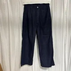 美品　マーガレットハウエル　MHL ダークデニム ワイドパンツ