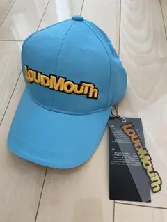 新品 未使用 LOUDMOUTH ラウドマウス ゴルフキャップ ライトブルー