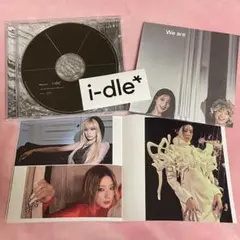 【開封済み】　i-dle we are ジュエルケース　ステッカー　CD