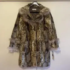 ♡リアルファー♡レオパード ロングコート