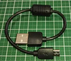 USB Type-A → USB Micro ケーブル フェライトコア 17cm