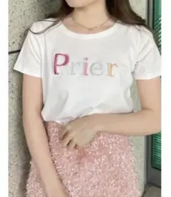 最終値下げ PRieR Tシャツ 半袖 夏服 rienda