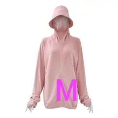 ワークマン クールUVサンシェードパーカーEX M 新品 ピンク