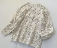 chocol raffine robe ショコラフィネローブ 透かし編みニット