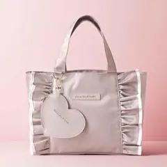 JILL by JILL STUART ハート形チャーム付き　フリルトート