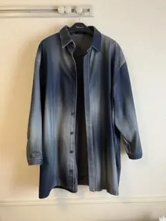 QASIMI カシミ グラデーションブルー オーバーサイズジャケット サイズ46